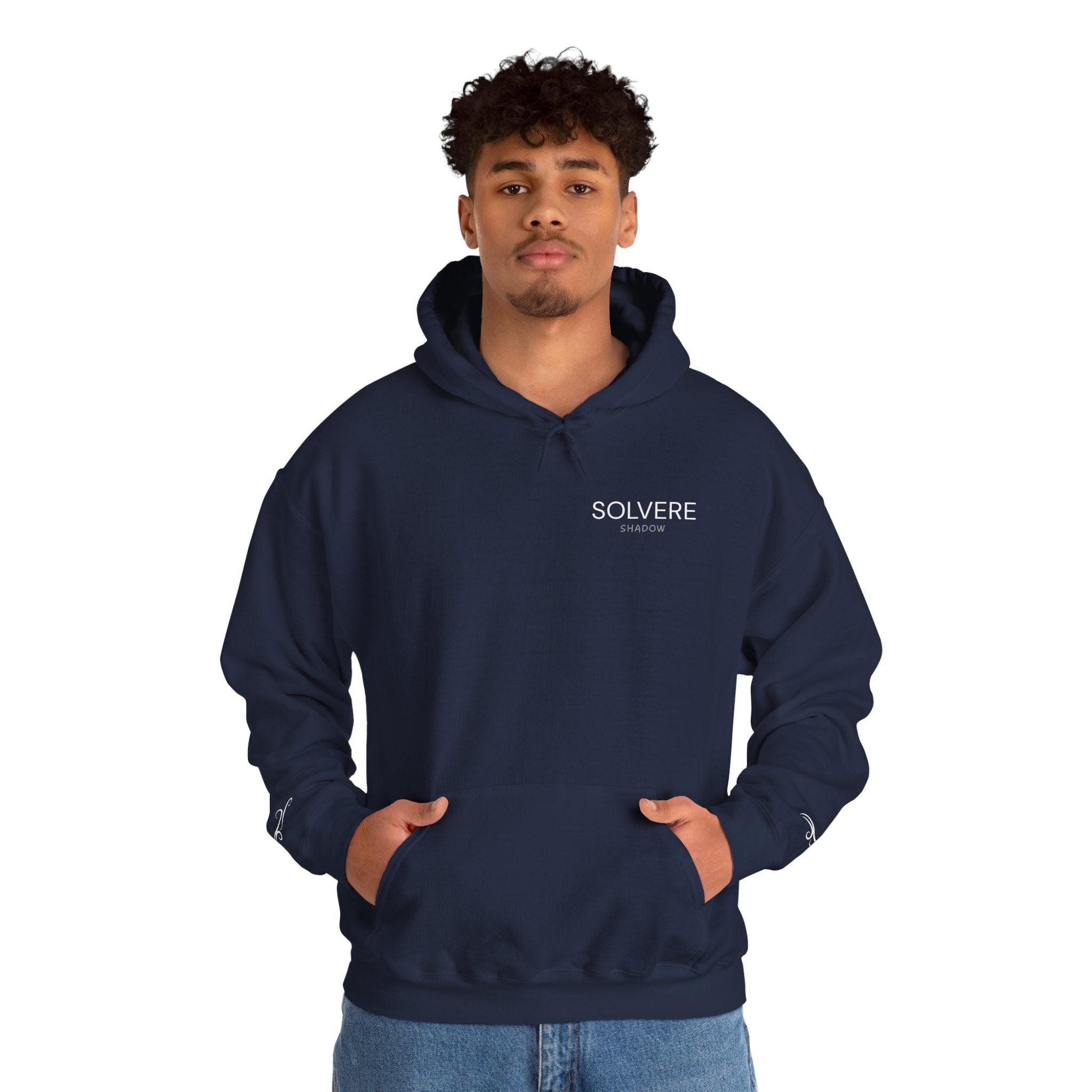 Essential Heavyweight Hoodie; thick, soft, and built to hold its shape.