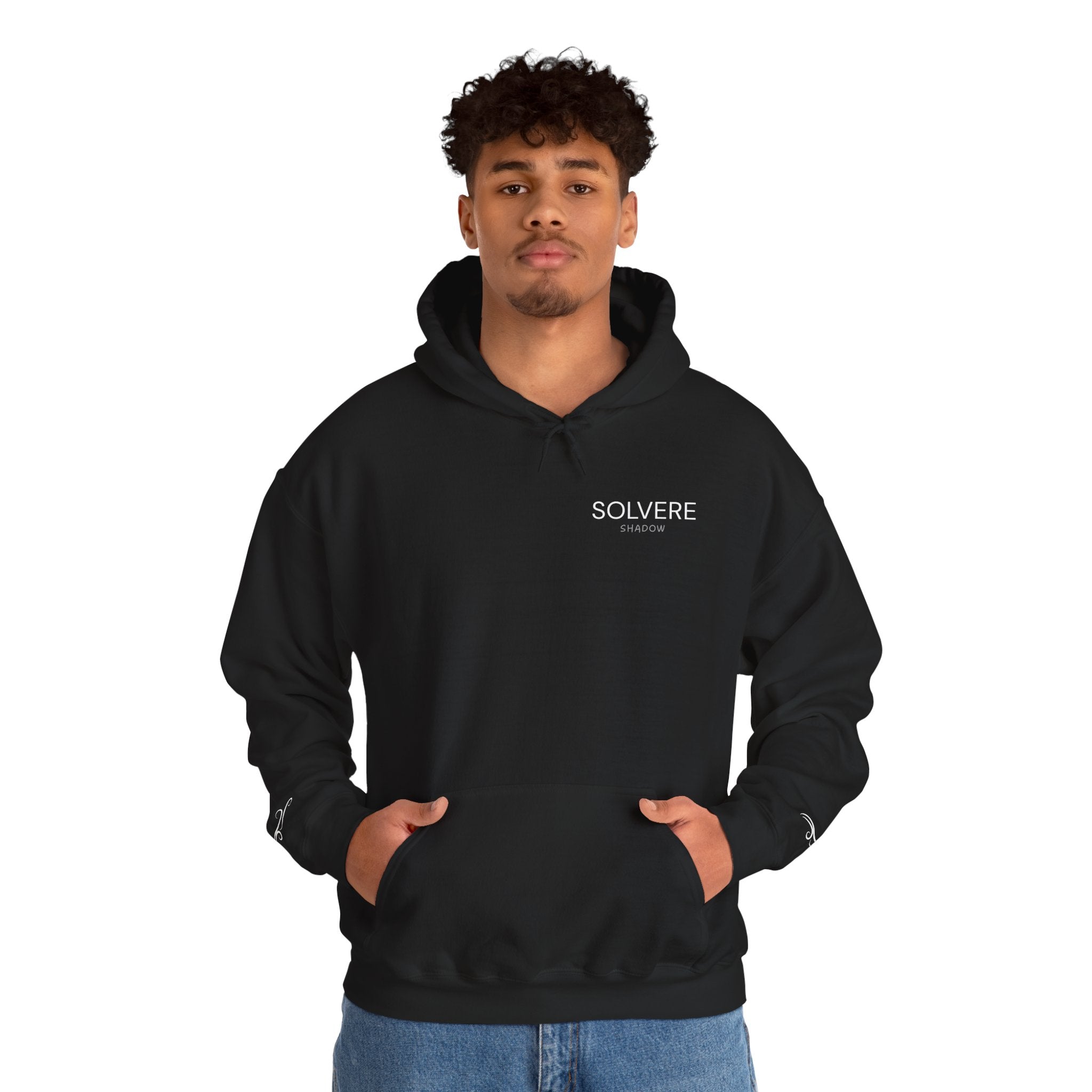 Essential Heavyweight Hoodie; thick, soft, and built to hold its shape.